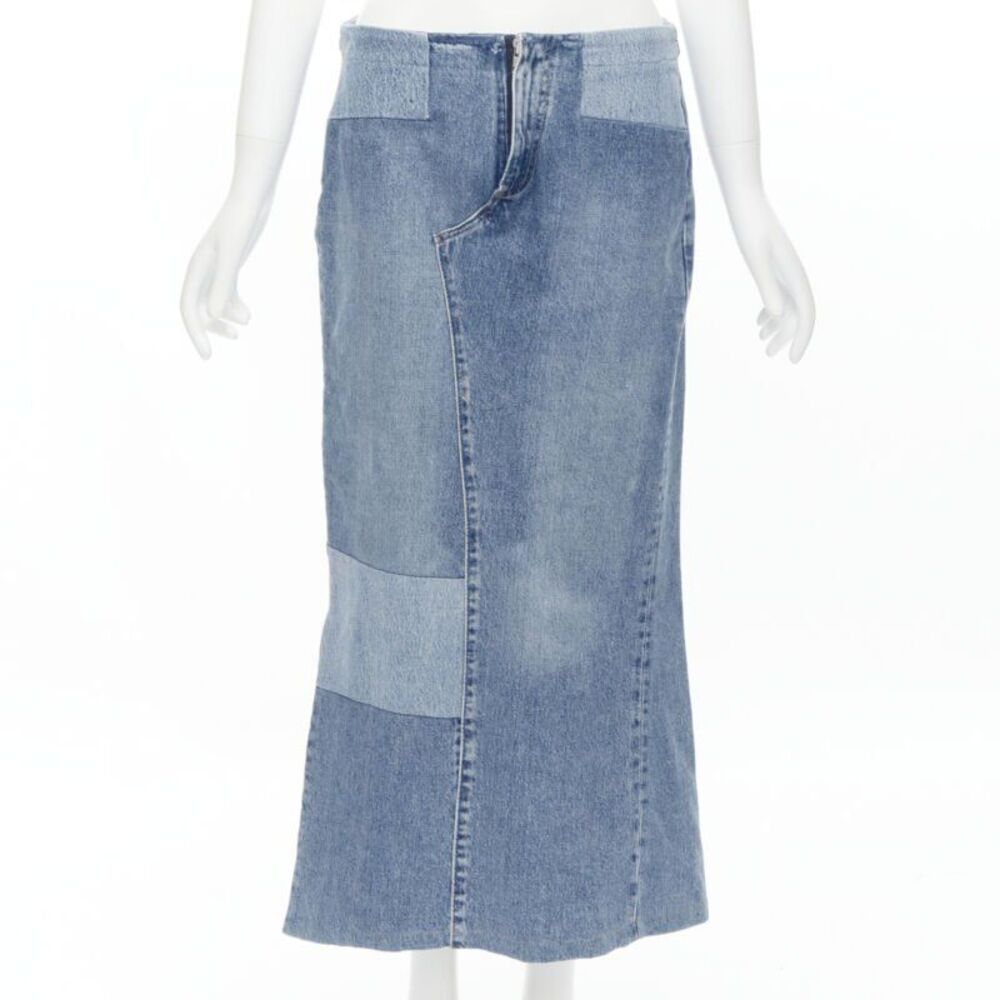 Maison Martin Margiela Denim Patchwork Skirt
